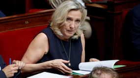 Marine Le Pen à l'Assemblée nationale le 18 juillet 2023