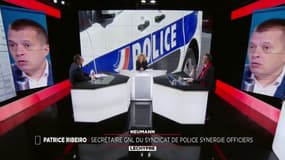Patrice Ribeiro, secrétaire général du syndicat de police Synergie Officiers dans Neumann Lechypre sur RMC et RMC Story