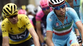 Chris Froome et Vincenzo Nibali