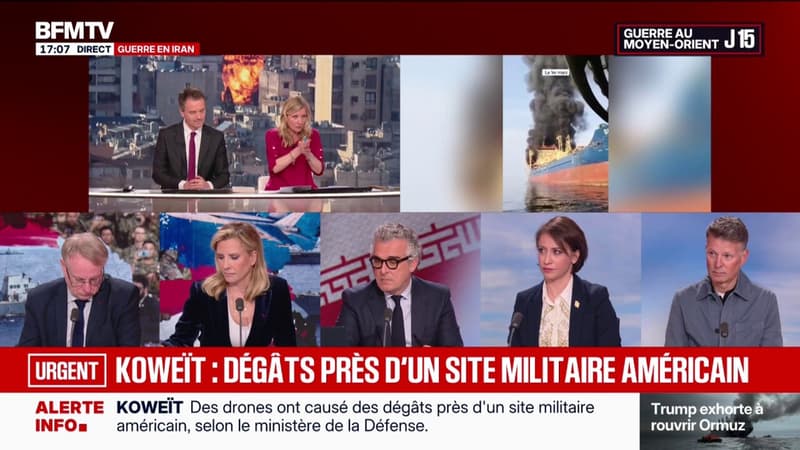 Guerre au Moyen-Orient: des drones causent des dégâts près d'un site militaire américain au Koweït, selon le ministère de la Défense