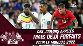 Coupe du monde 2022 : Ces joueurs appelés mais déjà forfaits pour le mondial
