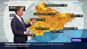 Météo Côte d'Azur: temps pluvieux et températures en baisse ce jeudi