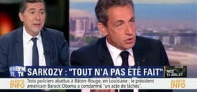 Attentat de Nice: Nicolas Sarkozy critique le gouvernement