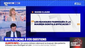 Les masques fabriqués à la maison sont-ils efficaces ? BFMTV répond à vos questions