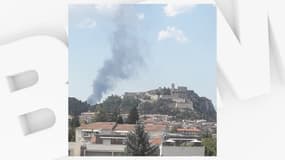 Un feu de remorque s'est déclaré à Mison dans les Alpes-de-Haute-Provence