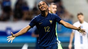 Sekou MARA lors de Slovénie espoirs-France le 11/09/2023