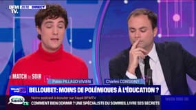 LE MATCH DU SOIR - Amélie Oudéa-Castéra remplacée à l'Éducation nationale: "On ne voyait pas trop comment il pouvait en être autrement", affirme Pablo Pillaud-Vivien