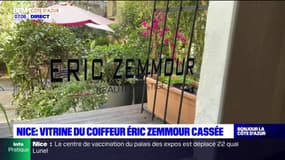 Nice: la vitrine du coiffeur Eric Zemmour, homonyme du candidat, vandalisée