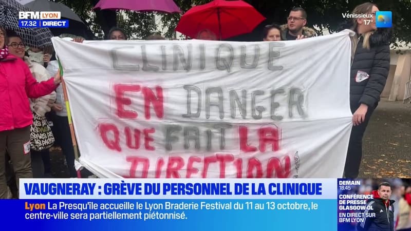 Vaugneray: une grève du personnel de la clinique