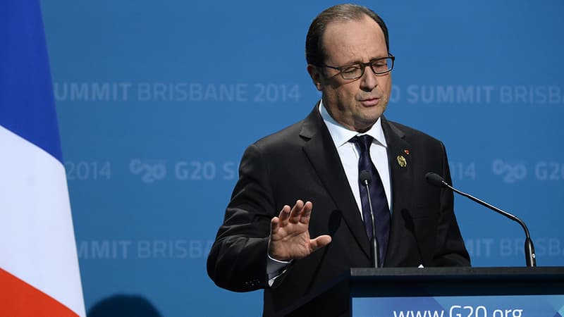 François Hollande lors du G20 australien, ce dimanche.