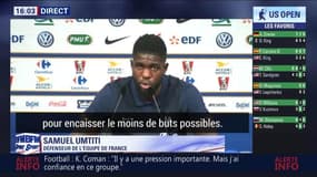 S. Umtiti : "Les buts qu'on prend, ce n'est pas que l'affaire de 4 défenseurs"