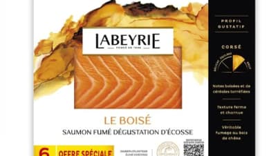 Le saumon fumé Labeyrie.
