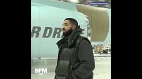 Le rappeur Drake présente son Boeing à 220 millions de dollars