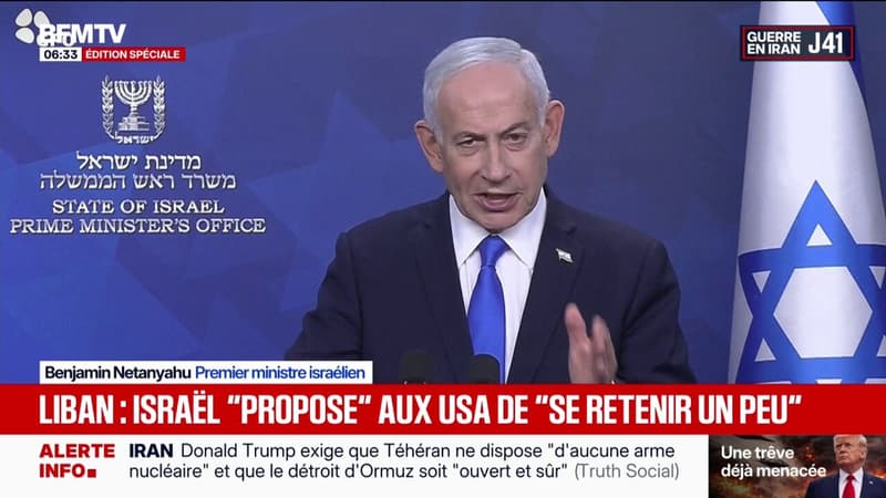 "Nous sommes prêts à reprendre les combats": Benjamin Netanyahou s'est adressé aux Israéliens après l'annonce d'une trêve entre l'Iran et les États-Unis