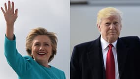 Donald Trump et Hillary Clinton font la course aux Etats-clés. 