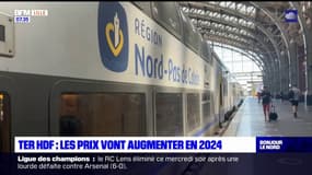 Hauts-de-France: vers une hausse des prix des TER en 2024
