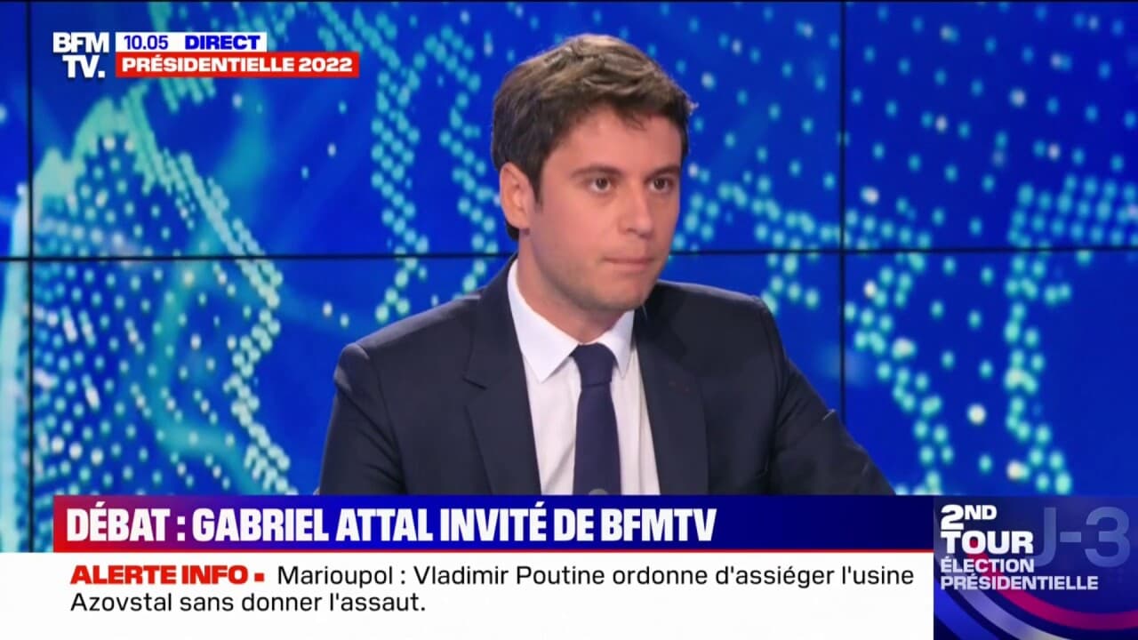 Le débat de l'entre-deux-tours, "un rituel important" selon Gabriel Attal Le débat de l'entre-deux-tours, "un rituel important" selon Gabriel Attal