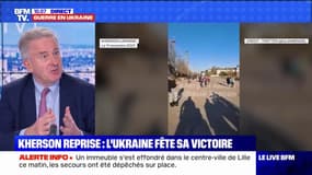 Pour Nicolas Tenzer, professeur à SciencesPo, "la libération de Kherson ressemble à la libération de Paris en 1944"