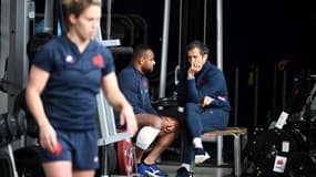 Fabien Galthié échange avec Jefferson Poirot