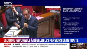 Le Premier ministre, Sébastien Lecornu, déclare être favorable au dégel des pensions de retraite et des minima sociaux