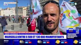 Manifestation du 13 avril: 130.000 manifestants à Marseille selon la CGT, 6500 d'après la police