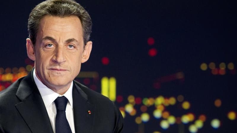 A la question "selon vous, le programme économique de Nicolas Sarkozy est-il crédible ?", 51% des sondés répondent par la négative, 44% répondent par l'affirmative et 5% ne se prononcent pas, selon un sondage CSA pour M6. /Photo prise le 15 février 2012/R