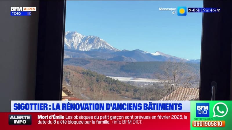 Sigottier: la rénovation d'anciens bâtiments