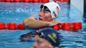 Des nageuses aux Jeux olympiques le 27 juillet 2024