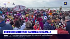 Malo-les-Bains: plusieurs milliers de personnes se sont rassemblées pour la dernière grande bande du carnaval, malgré l'annulation