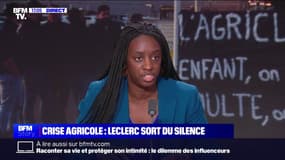 "Il va avoir du mal à faire pleurer dans les chaumières": Aminata Niakate (porte-parole d’EELV) réagit aux propos de Michel-Édouard Leclerc concernant la crise agricole