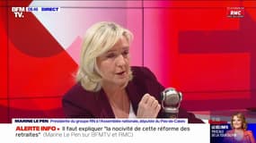 Le Pen : "Plus on travaille tôt, plus on travaille dur, plus on doit partir tôt."