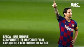 Barça : une théorie complotiste (et loufoque) pour expliquer la célébration de Messi