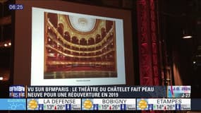 Séries d'été: Le Théâtre du Châtelet fait peau neuve pour une réouverture en 2019