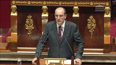 Jean Castex le 15 juillet 2020 à l'Assemblée nationale