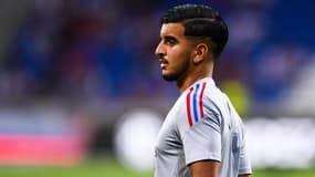 Mohamed El Arouch avec l'OL en août 2022