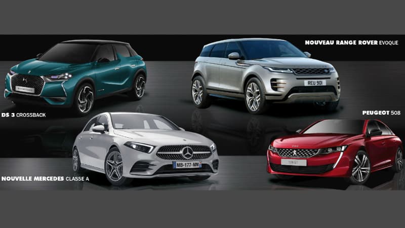 Les quatre finalistes de ce concours de beauté automobile