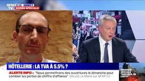Bruno Le Maire: "Je ne souhaite pas qu'on s'engage dans des baisses de TVA (...) je préfère apporter une aide directe"