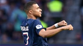 Kylian Mbappé face à Clermont, le 3 juin 2023.