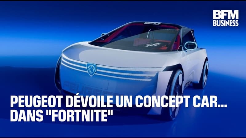 Peugeot dévoile un concept car... dans "Fortnite"