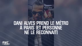 Dani Alves prend le métro à Paris (et personne ne le reconnait)