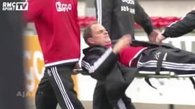 Frank de Boer se blesse pendant un tennis-ballon 