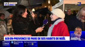 Aix-en-Provence: la maire aux côtés des habitants pour les illuminations