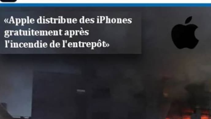 De fausses publicités pour des iPhone gratuits circulent sur Facebook. 