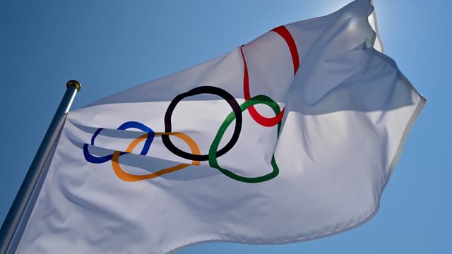 Le drapeau des Jeux olympiques