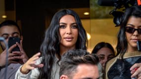 Kim et Kourtney Kardashian en Arménie, le 7 octobre 2019