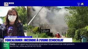 Forcalquier: incendie dans une usine de chocolat