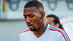 Jerome Boateng avec l'OL lors de la présaison.