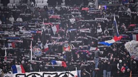 Des supporters de l'OL, le 18 janvier 2025