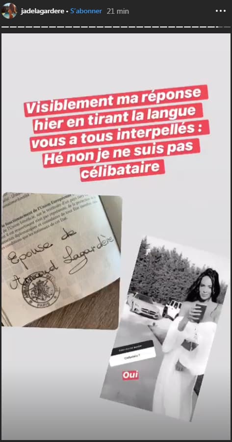 Le démenti de Jade Lagardère Le démenti de Jade Lagardère