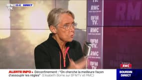 Élisabeth Borne face à Jean-Jacques Bourdin en direct  - 19/11